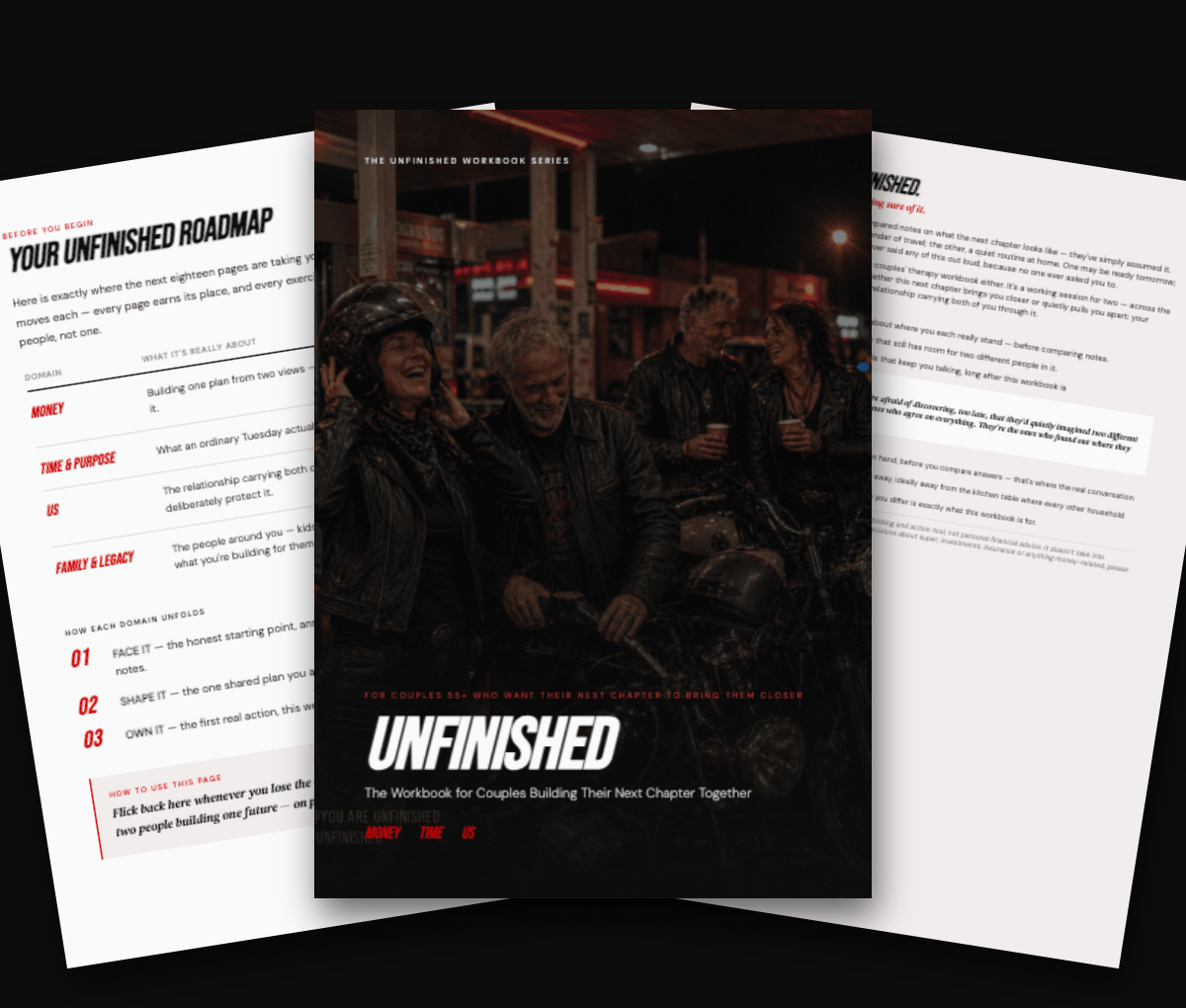 UNFINISHED: The Couples’ Workbook — One Next Chapter, Designed Together